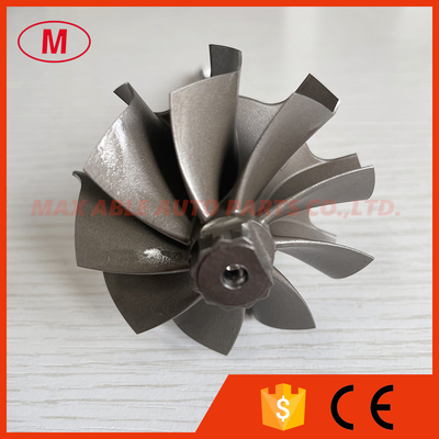 B58 reverse 55X60mm 9 blades turbine shaft /turbo wheel /turbo shaft R5.6