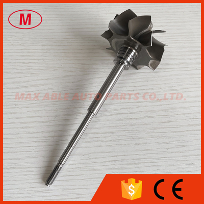 B58 reverse 55X60mm 9 blades turbine shaft /turbo wheel /turbo shaft R5.6