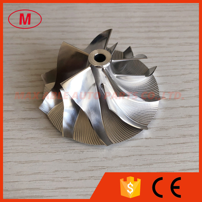 RHF4H 44.00/63.80mm 5+5 blades high performance Turbo milling/aluminum 2618/billet compressor wheel for VIFE upgrade