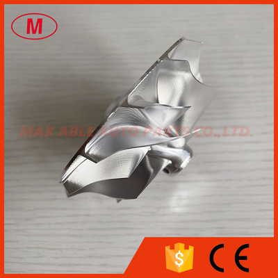 PTE67 6+6 blades 67.40/82.00mm point milling Turbo milling/aluminum 2618/billet compressor wheel for PTE6766 CEA GEN I