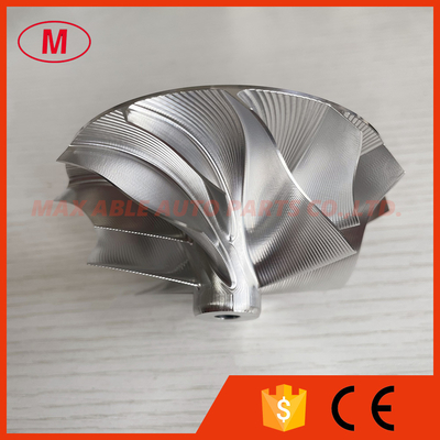 PTE67 6+6 blades 67.40/82.00mm point milling Turbo milling/aluminum 2618/billet compressor wheel for PTE6766 CEA GEN I