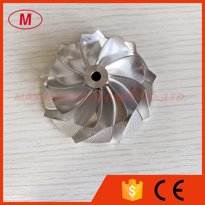 TD04HL reverse 52.50/68.00mm 9+0 blades LEP Style high performance turbo milling/aluminum 2618/billet compressor wheel