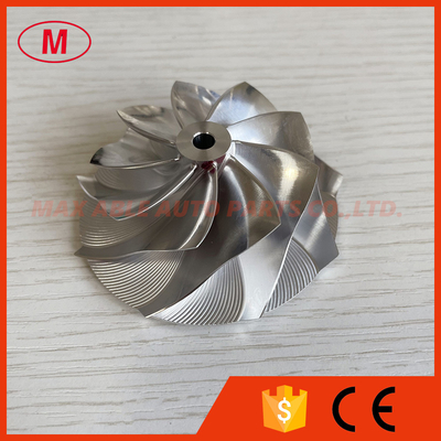 TD04HL reverse 52.50/68.00mm 9+0 blades LEP Style high performance turbo milling/aluminum 2618/billet compressor wheel