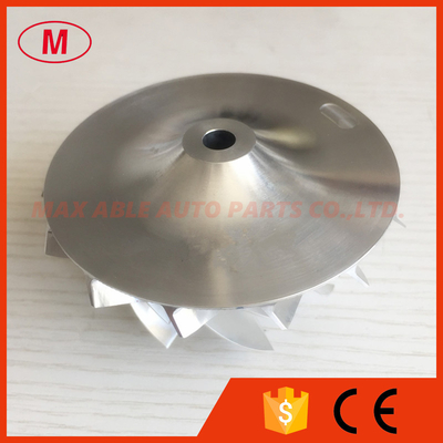 S200-EFR 1276-123-2006 57.15/76.23mm 7+7 blades high performance Billet/milling compressor wheel for 179315/179390/1793