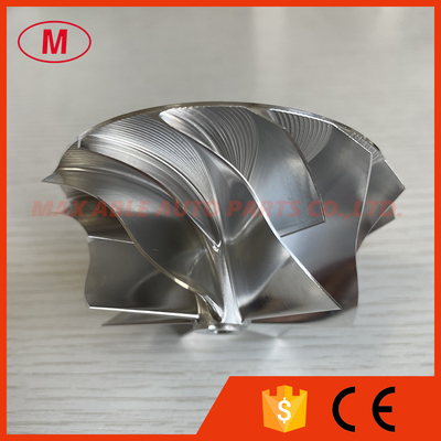 B03G forward 7+7 blades 59.00/76.00mm High performance Turbo milling/aluminum 2618/billet compressor wheel