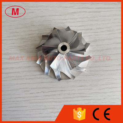 RHF4H 37.50/52.51mm 6+6 blades VA80 Turbocharger milling/aluminum/billet compressor wheel for VM/Chrysler