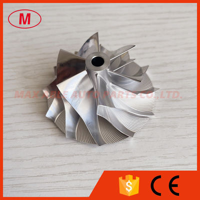 RHF4H 37.50/52.51mm 6+6 blades VA80 Turbocharger milling/aluminum/billet compressor wheel for VM/Chrysler