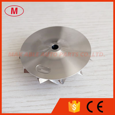RHF4H 37.50/52.51mm 6+6 blades VA80 Turbocharger milling/aluminum/billet compressor wheel for VM/Chrysler