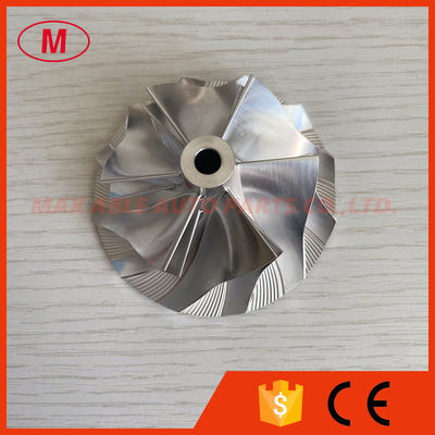GT2871 reverse 452546-0005 53.11/70.98mm 6+6 blades turbo milling/aluminum 2618/billet compressor wheel for 452546-0005