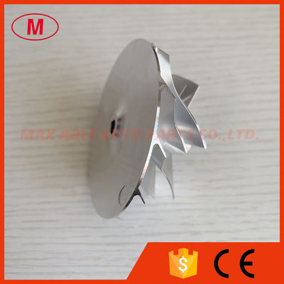GT2871 reverse 452546-0005 53.11/70.98mm 6+6 blades turbo milling/aluminum 2618/billet compressor wheel for 452546-0005
