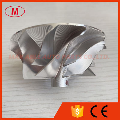 GT2871 reverse 452546-0005 53.11/70.98mm 6+6 blades turbo milling/aluminum 2618/billet compressor wheel for 452546-0005