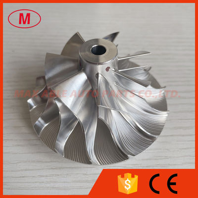 S2B 836340375 54.55/81.30mm 7+7 blades turbo milling/aluminum 2618/billet compressor wheel for 313232/ 313352 OE:312131