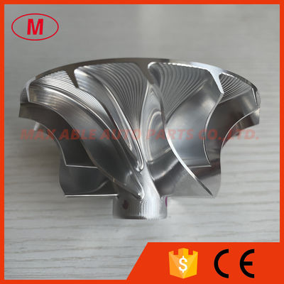 S2B 836340375 54.55/81.30mm 7+7 blades turbo milling/aluminum 2618/billet compressor wheel for 313232/ 313352 OE:312131