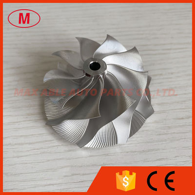custom reverse 56.00/68.01mm 9+0 blades Point Milling,Snake Curve, Performance Turbo milling/billet compressor wheel