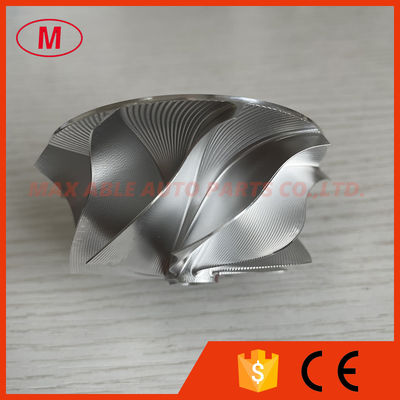 custom reverse 56.00/68.01mm 9+0 blades Point Milling,Snake Curve, Performance Turbo milling/billet compressor wheel