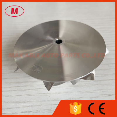 TD04 reverse 50.00/67.00mm 8+0blades Point Milling, Snake Curve,Twisted Blade, Performance Turbo billet compressor wheel