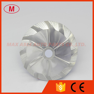3LM 155924 55.63/75.00mm 6+6 blades turbo billet/milling/aluminum 2024 compressor wheel for 159623/180189/187508/310130