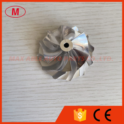 MGT1754 reverse 4830/2/1 41.80/53.98mm 6+6 blades LEP style Turbo milling/aluminum 2618/billet compressor wheel