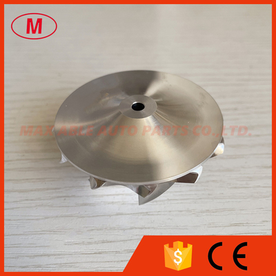 MGT1754 reverse 4830/2/1 41.80/53.98mm 6+6 blades LEP style Turbo milling/aluminum 2618/billet compressor wheel