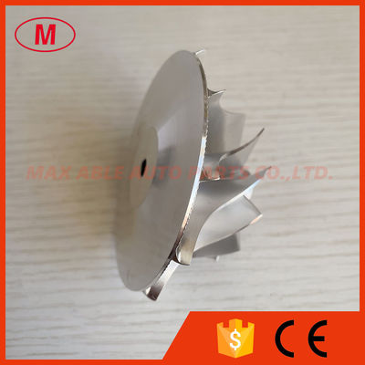 GT30 forward 51.25/76.20mm 11+0 blades point milling Turbocharger aluminum 2618/milling/billet compressor wheel