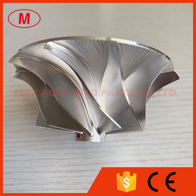 GT30 forward 51.25/76.20mm 11+0 blades point milling Turbocharger aluminum 2618/milling/billet compressor wheel