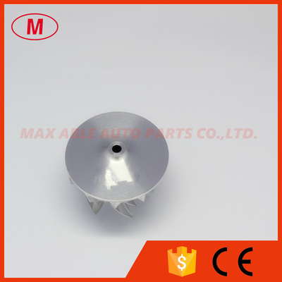 KP39 33.59/46.00mm 6+6 blades turbo Billet/milling/aluminum 2024 compressor wheel for 5439-970-0020/0006/0007/0008