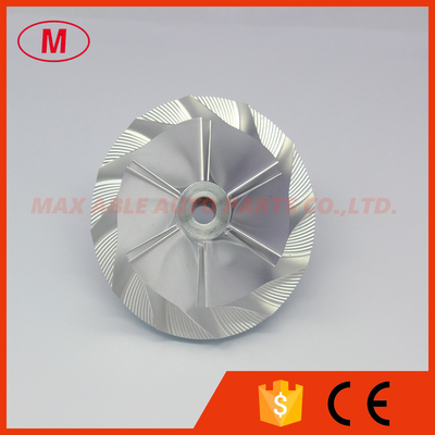 RHE7 NH374608 59.70/82.00mm 6+6 blades turbo Billet/milling/Aluminum 2024 compressor wheel for VX88/VX89