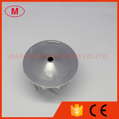 RHE7 NH374608 59.70/82.00mm 6+6 blades turbo Billet/milling/Aluminum 2024 compressor wheel for VX88/VX89