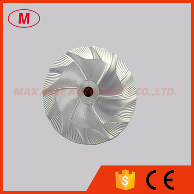 RHF5 898185-1951/898068-1970 35.55/52.50mm 6+6 blades point milling Billet/milling compressor wheel for CIFW / 4JJ1T