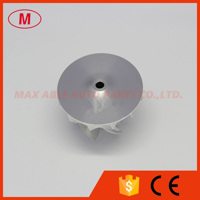RHF5 898185-1951/898068-1970 35.55/52.50mm 6+6 blades point milling Billet/milling compressor wheel for CIFW / 4JJ1T