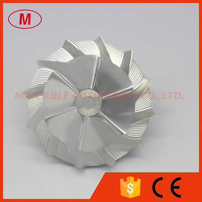 S200 314590 54.81/76.20mm 6+6 blades Turbo Billet/milling/aluminum 2024 compressor wheel for 314196/315355/315567/31598