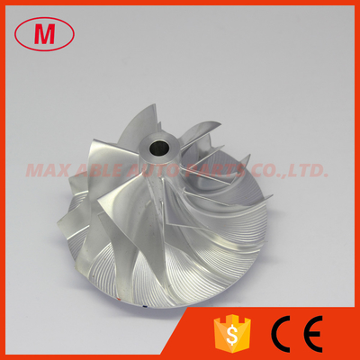S200 314590 54.81/76.20mm 6+6 blades Turbo Billet/milling/aluminum 2024 compressor wheel for 314196/315355/315567/31598
