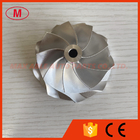 G25-660 54.28/67.40mm 9+0 Blades point milling air curve billet compressor wheel for 858161-5003S/877895-5002S/5005S