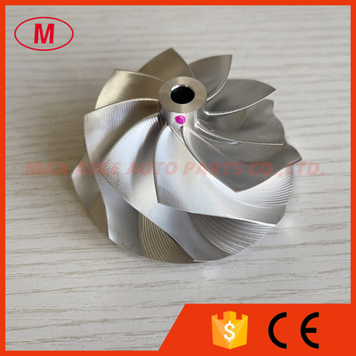 G25-660 54.28/67.40mm 9+0 Blades point milling air curve billet compressor wheel for 858161-5003S/877895-5002S/5005S