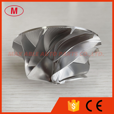 GT28 reverse 54.28/76.13mm 7+7 Blades LEP Style turbo aluminum 2618/Milling/billet compressor wheel