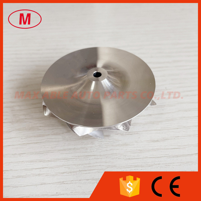 GT12 46.02/58.00mm 9+0 blades high performance turbo milling/aluminum 2618/billet compressor wheel