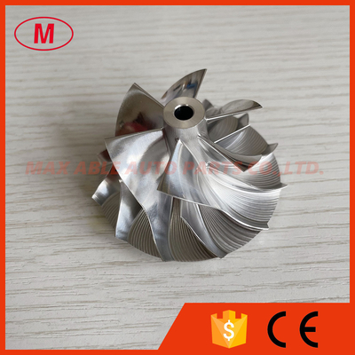 GT15-25 44.50/60.00mm 6+6 blades high performance turbo milling/aluminum 2618 /billet compressor wheel