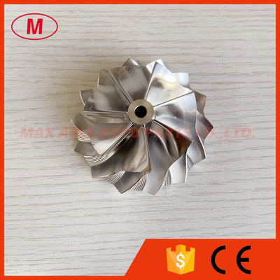 B03G reverse 54.87/70.98mm 7+7 blades high performance turbocharger milling/aluminum 2618/billet compressor wheel