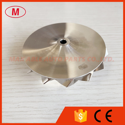 B03G reverse 54.87/70.98mm 7+7 blades high performance turbocharger milling/aluminum 2618/billet compressor wheel