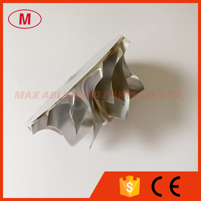 GT30 reverse 57.00/74.00mm 7+7 blades milling/aluminum 2618/billet compressor wheel