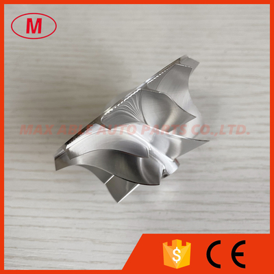 RHF55 48.62/65.00mm 6+6 blades high performance Turbocharger milling/aluminum 2618/billet compressor wheel