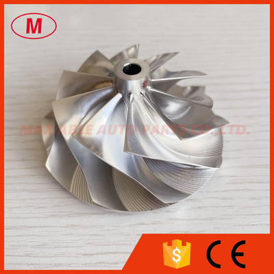 G25-660 55.20/69.70mm 10+0 Blades turbo aluminum 2618/Milling/billet compressor wheel