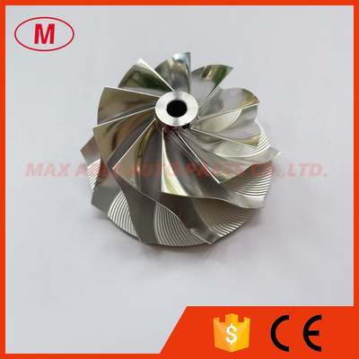 RHF5 43.40/56.00mm 10+0blades turbo milling/aluminum 2618/billet compressor wheel