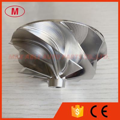 G25-660 55.20/69.70mm 10+0 Blades turbo aluminum 2618/Milling/billet compressor wheel