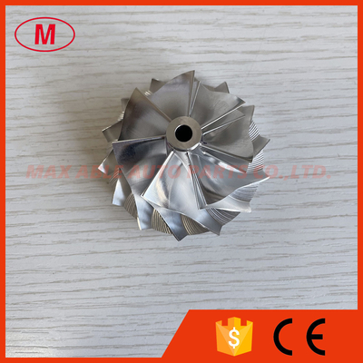 RHF5 44.20/58.00mm 7+7 blades high performance turbo aluminum 2618/milling/billet compressor wheel
