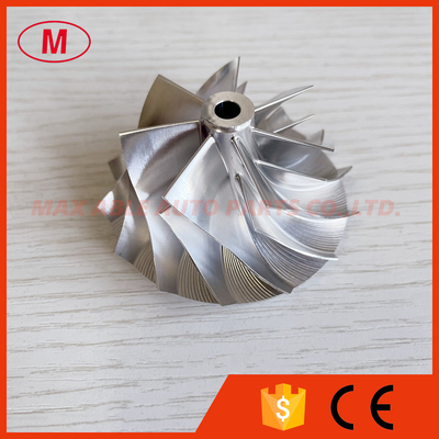 RHF5 44.20/58.00mm 7+7 blades high performance turbo aluminum 2618/milling/billet compressor wheel