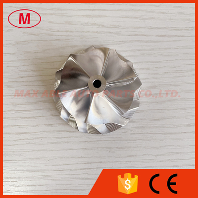 K04 45.00/58.00mm 6+6 blades forward turbo turbocharger aluminum 2618/milling/billet compressor wheel