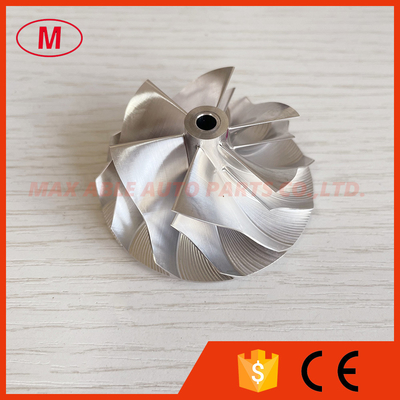 K04 45.00/58.00mm 6+6 blades forward turbo turbocharger aluminum 2618/milling/billet compressor wheel