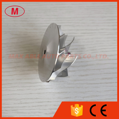 K04 45.00/58.00mm 6+6 blades forward turbo turbocharger aluminum 2618/milling/billet compressor wheel