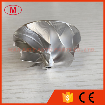 K04 45.00/58.00mm 6+6 blades forward turbo turbocharger aluminum 2618/milling/billet compressor wheel